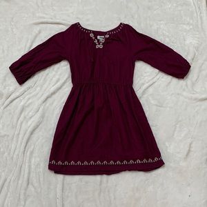 Old navy child large purple maroon dress